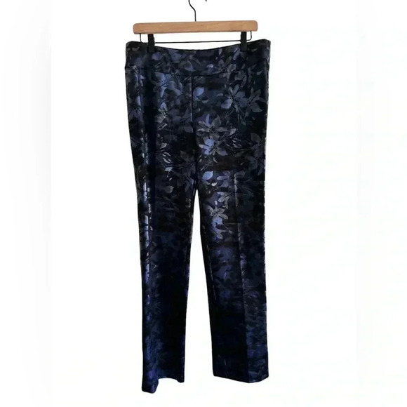 Soft Surroundings Twilight Floral Pants- Size 14 - Picture 8 of 12